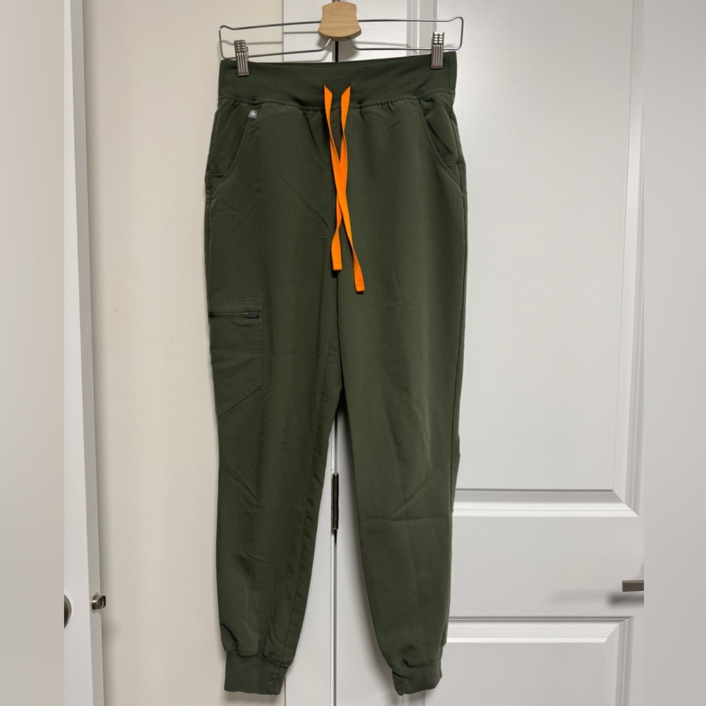 Figs Moss S/Reg High Waisted Zamora Joggers